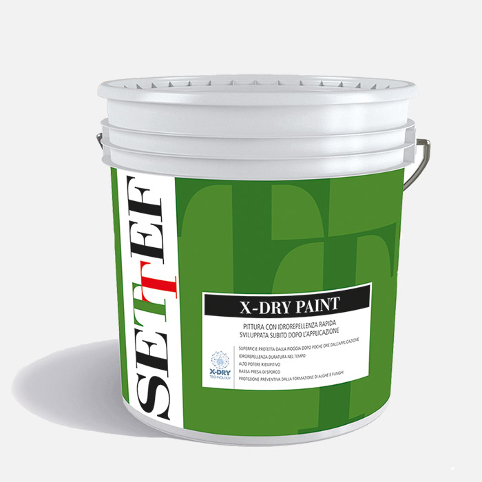 x-dry paint settef pittura idrorepellente