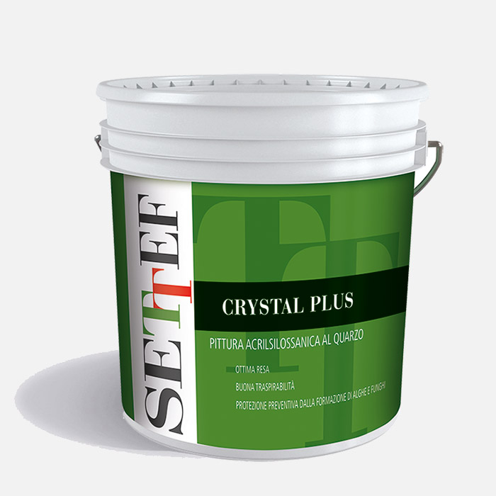 crystal plus pittura acrilsilossanica a base di quarzo