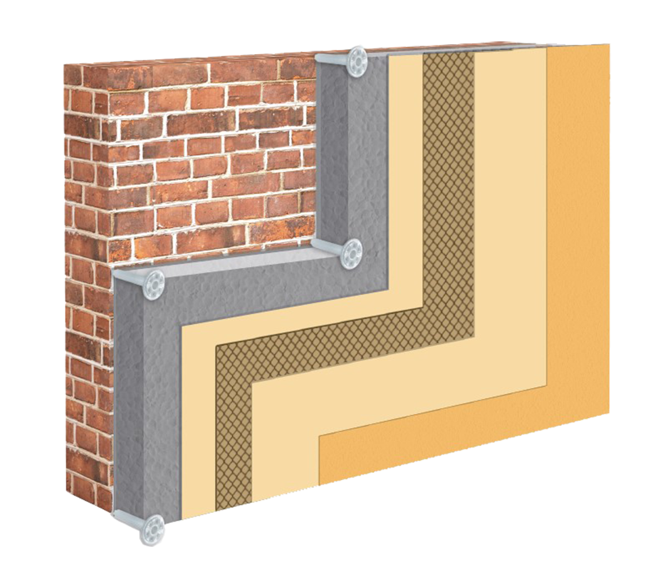 sistema a cappotto resistente urti e grandine thermophon express