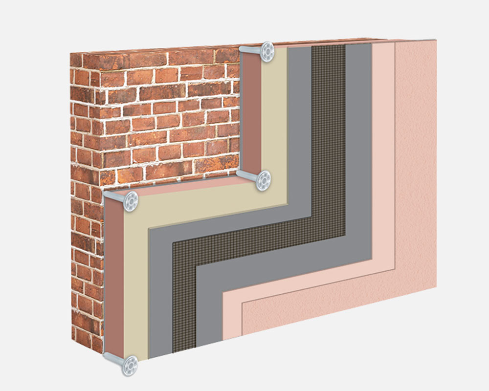 sistema a cappotto con pannelli in resina fenolica thermophon phenolic