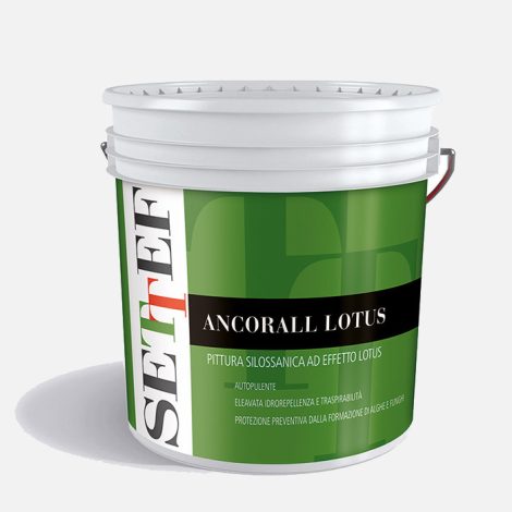 ancorall lotus settef pittura silossanica liscia